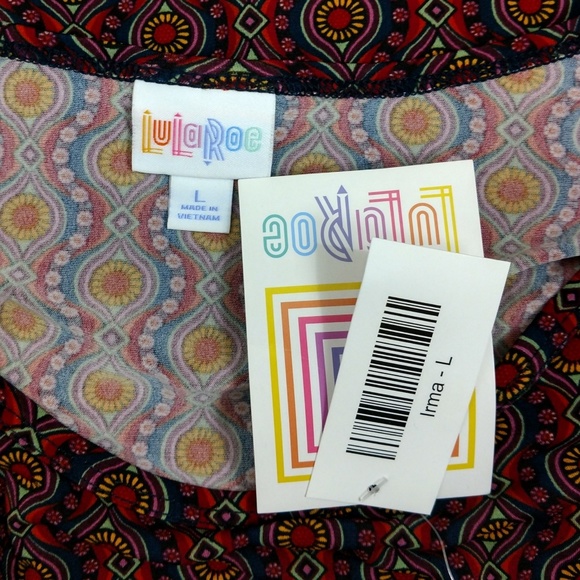 LuLaRoe Irma Top Blouse Womens Large - Picture 3 of 3